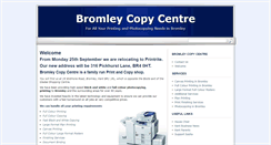 Desktop Screenshot of bromleycopycentre.com