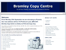 Tablet Screenshot of bromleycopycentre.com